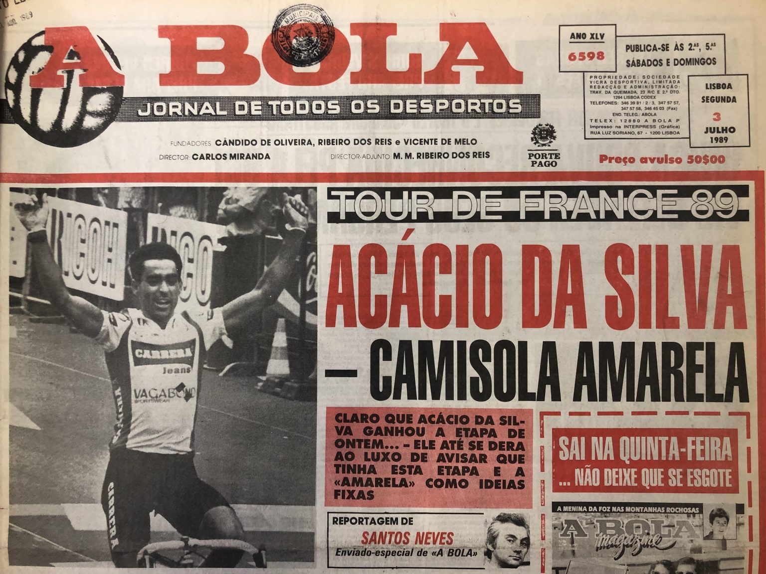 Amarela para Acácio da Silva Tovar FC